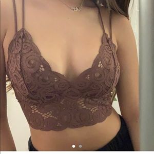 VS PINK CRISS CROSS BRALETTE